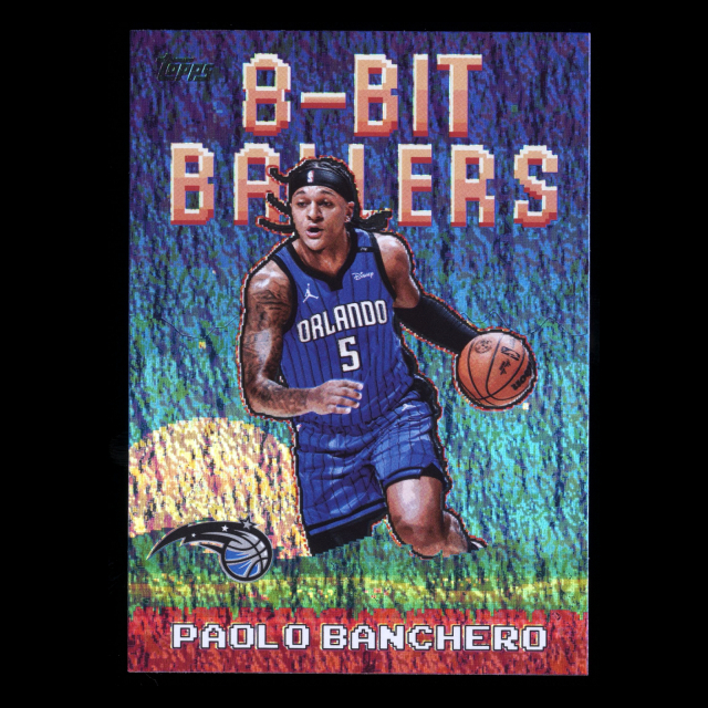 Paolo Banchero 2025-26 Topps 8-Bit Ballers Holo Foil Hawks