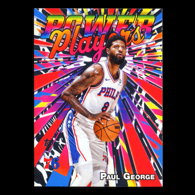 Paul George 2025-26 Topps Power Players 76ers