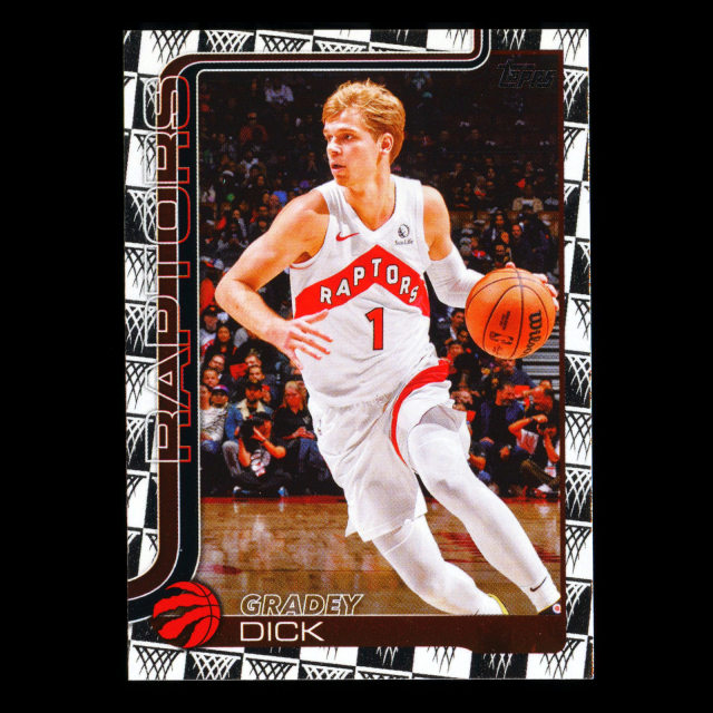 Gradey Dick 2025-26 Topps Season Tip Off Raptors