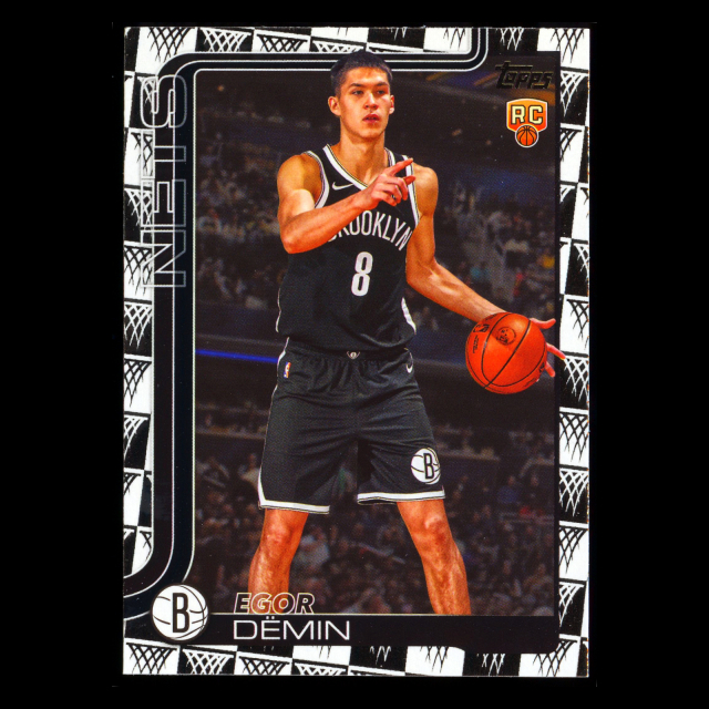 Egor Demin RC 2025-26 Topps Season Tip Off Rookie Nets