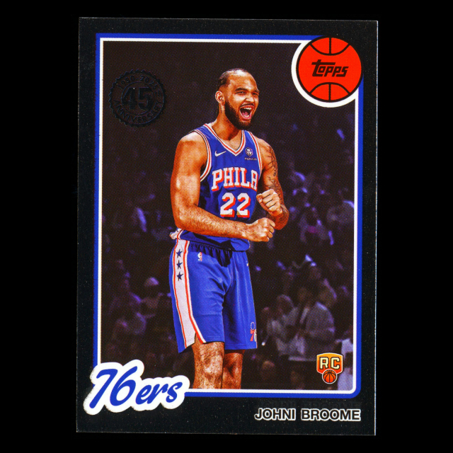 Johni Broome RC 2025-26 Topps '80-81 Topps Retro Rookie 76ers