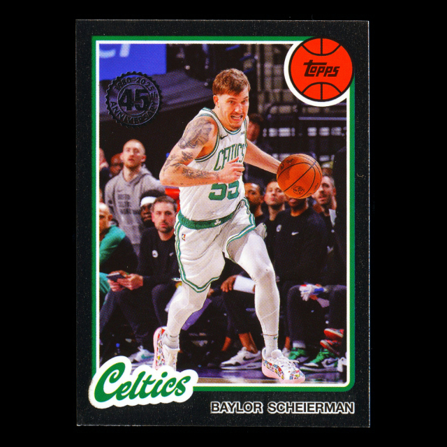 Baylor Scheierman 2025-26 Topps '80-81 Topps Retro Celtics