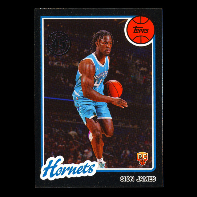 Sion James RC 2025-26 Topps '80-81 Topps Retro Rookie Hornets