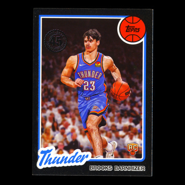 Brooks Barnhizer RC 2025-26 Topps '80-81 Topps Retro Rookie Thunder
