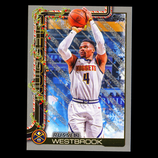 Russell Westbrook 2025-26 Topps Holiday Glitter Holiday Nuggets