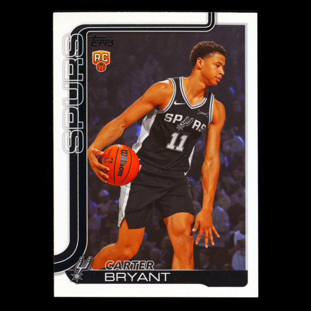 Carter Bryant RC 2025-26 Topps Rookie Spurs