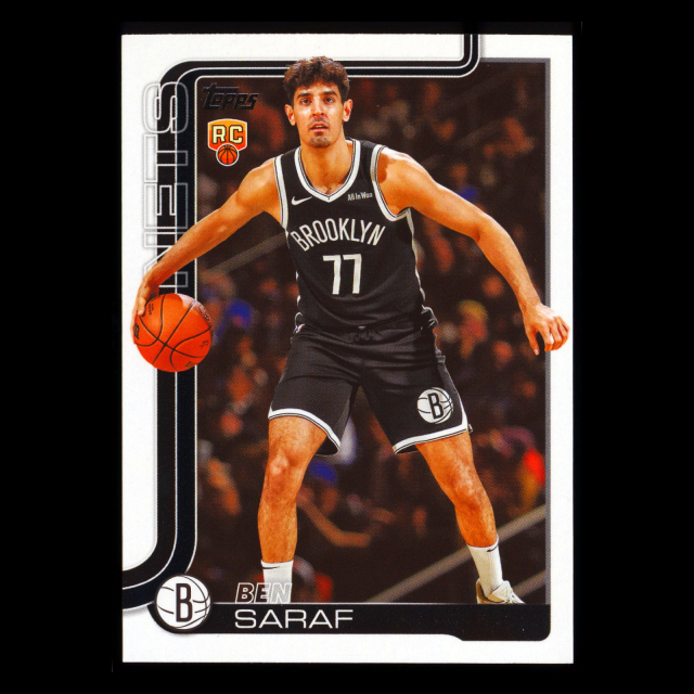 Ben Saraf RC 2025-26 Topps Rookie Nets