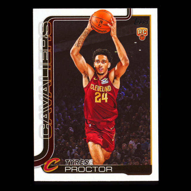 Tyrese Proctor RC 2025-26 Topps Rookie Cavaliers
