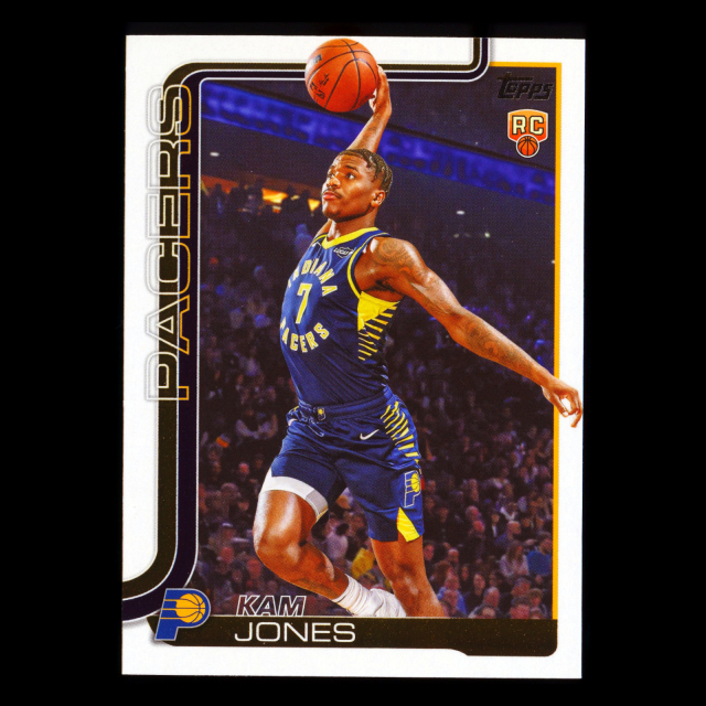 Kam Jones RC 2025-26 Topps Rookie Pacers