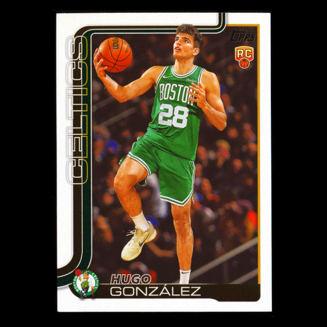 Hugo Gonzlez RC 2025-26 Topps Rookie Celtics