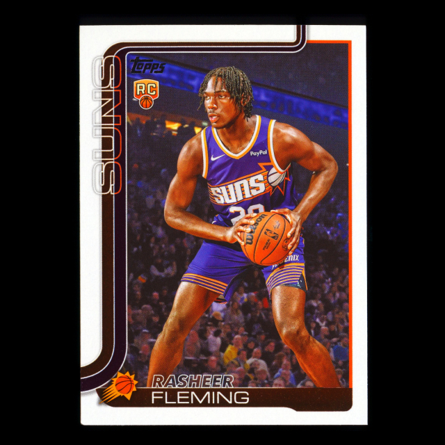 Rasheer Fleming RC 2025-26 Topps Rookie Suns