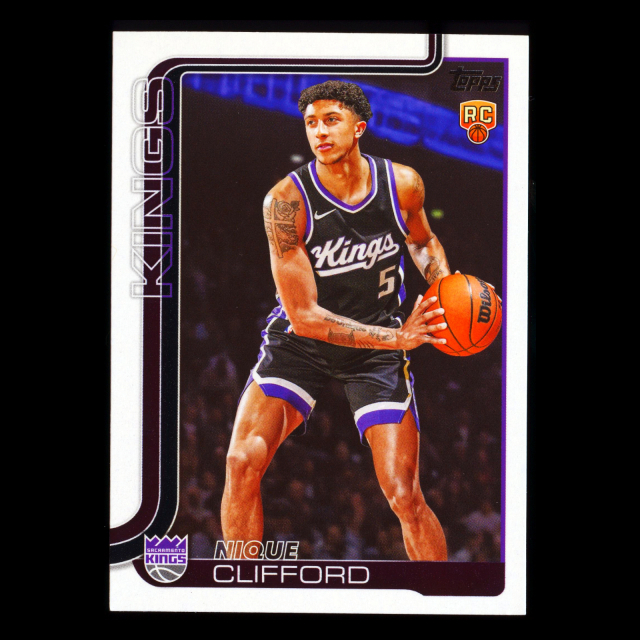 Nique Clifford RC 2025-26 Topps Rookie Kings