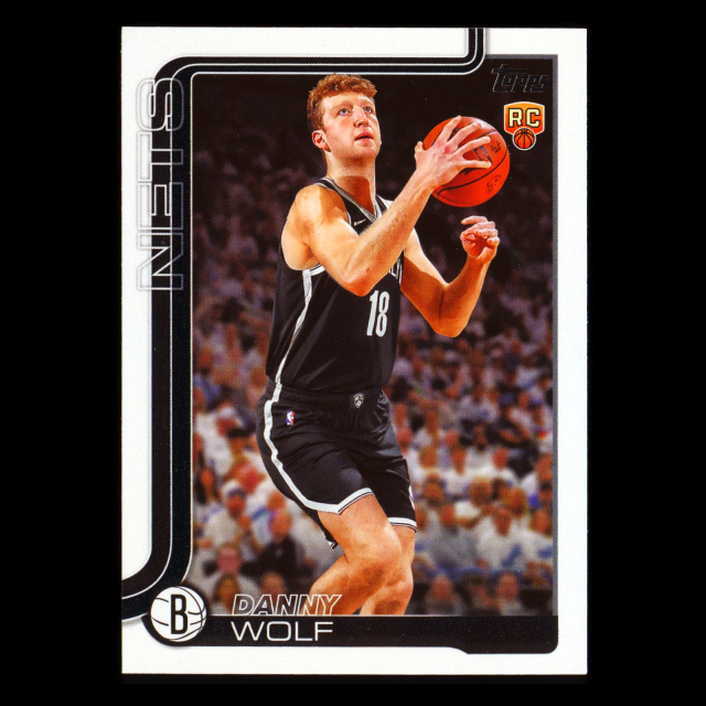 Danny Wolf RC 2025-26 Topps Rookie Nets
