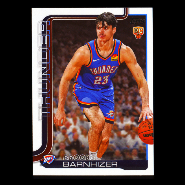 Brooks Barnhizer RC 2025-26 Topps Rookie Thunder