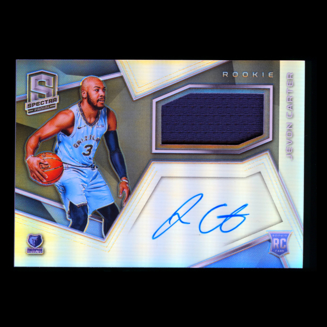Jevon Carter RC 2018-19 Spectra Jersey Auto Rookie Grizzlies - Magic 131/299