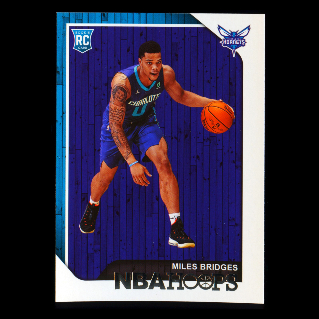 Miles Bridges RC 2018-19 Panini NBA Hoops Rookie Hornets