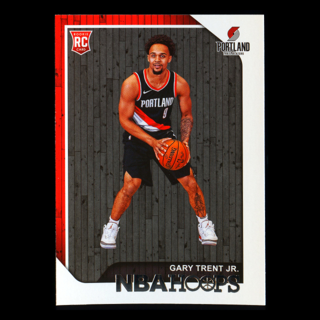 Gary Trent Jr. RC 2018-19 Panini NBA Hoops Rookie Trail Blazers