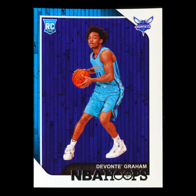 Devonte Graham RC 2018-19 Panini NBA Hoops Rookie Hornets