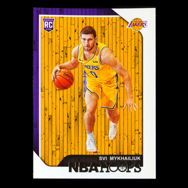 Svi Mykhailiuk RC 2018-19 Panini NBA Hoops Rookie Lakers