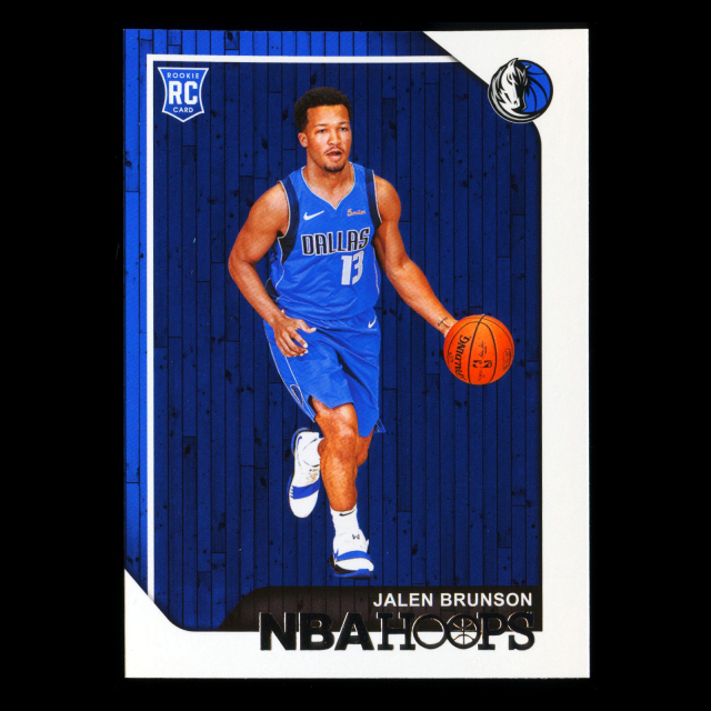 Jalen Brunson RC 2018-19 Panini NBA Hoops Rookie Mavericks