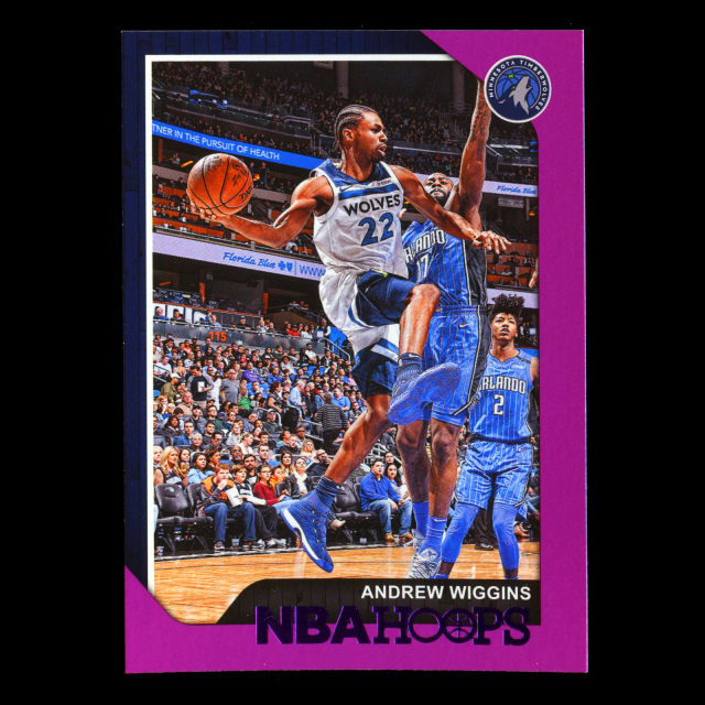 Andrew Wiggins 2018-19 Panini NBA Hoops Purple Timberwolves