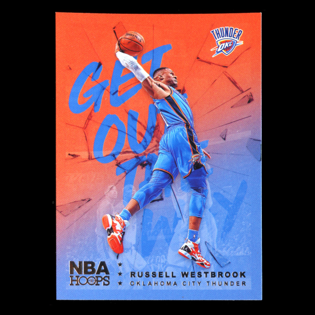 Russell Westbrook 2018-19 Hoops Get Out The Way Thunder