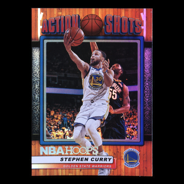 Stephen Curry 2018-19 Hoops Action Shots Warriors