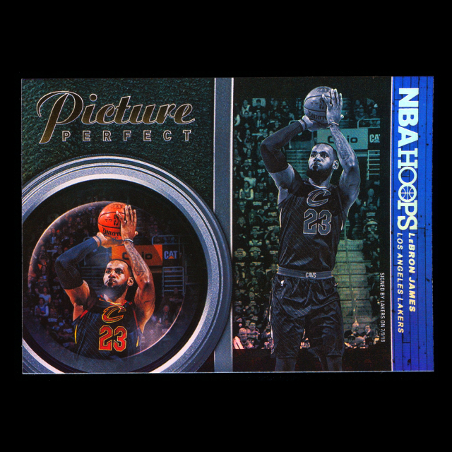 LeBron James 2018-19 Hoops Picture Perfect Lakers