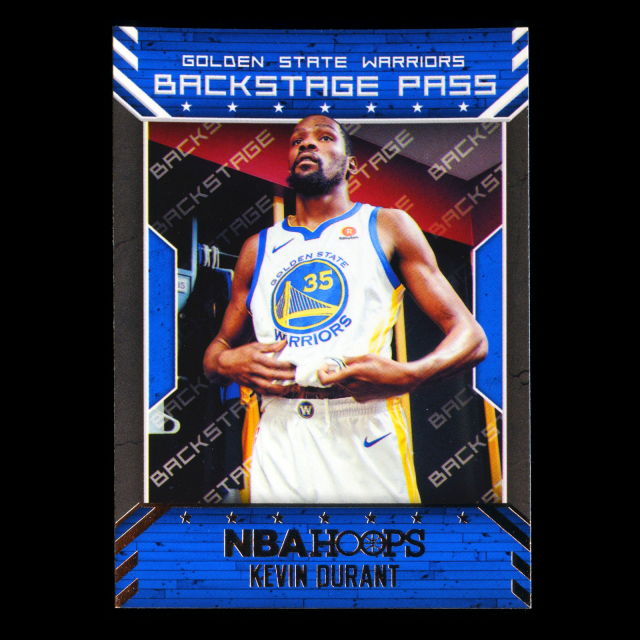Kevin Durant 2018-19 Hoops Backstage Pass Warriors