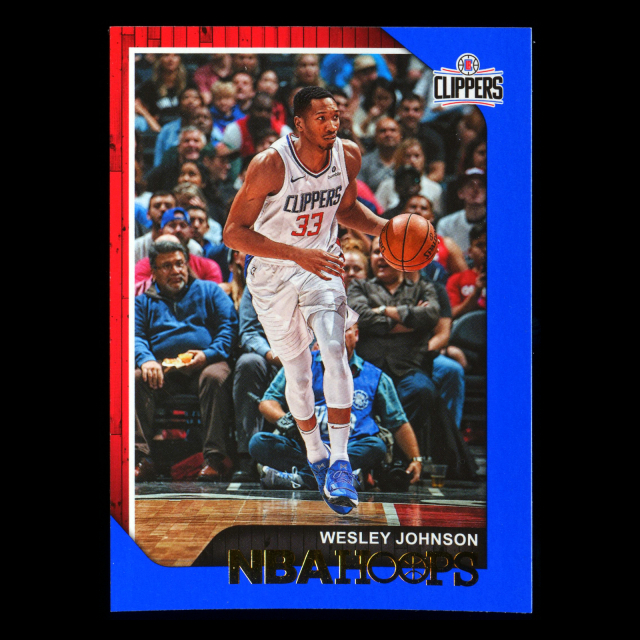 Wesley Johnson 2018-19 Hoops Blue Clippers