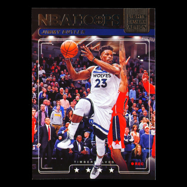 Jimmy Butler 2018-19 Hoops Lights Camera Action Timberwolves