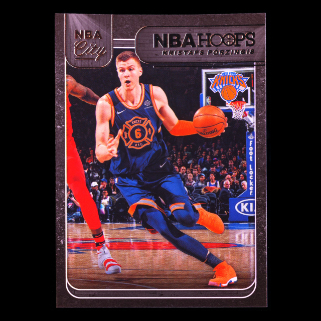 Kristaps Porzingis 2018-19 Hoops NBA City Spurs