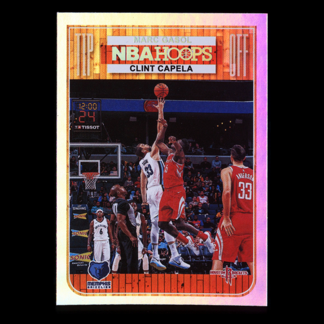 Clint Capela - Marc Gasol 2018-19 Hoops Tip Off Rockets - Grizzlies