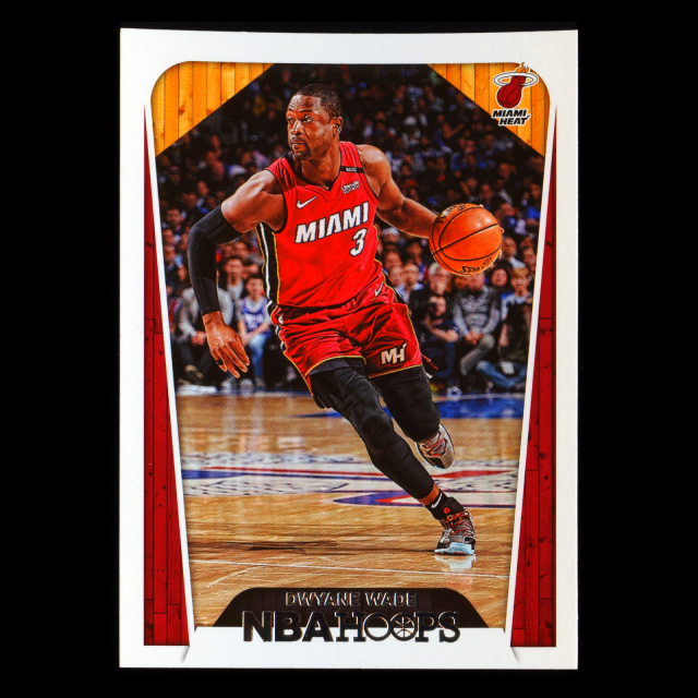 Dwyane Wade 2018-19 Panini NBA Hoops Tribute Heat