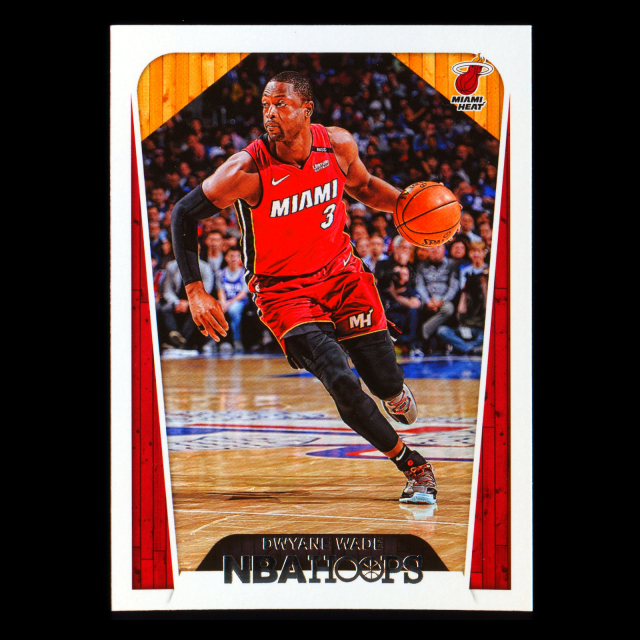 Dwyane Wade 2018-19 Panini NBA Hoops Tribute Heat
