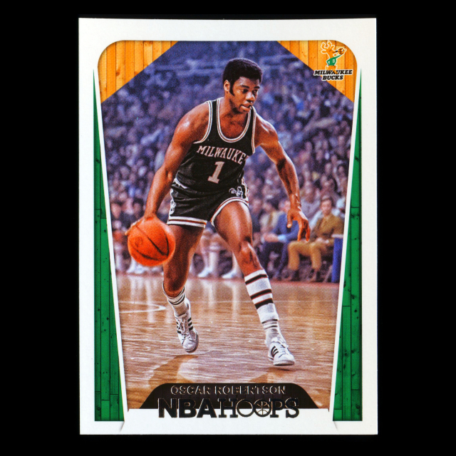 Oscar Robertson 2018-19 Panini NBA Hoops Tribute Bucks