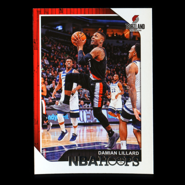 Damian Lillard 2018-19 Panini NBA Hoops Trail Blazers
