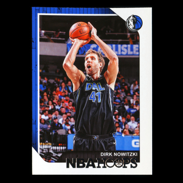 Dirk Nowitzki 2018-19 Panini NBA Hoops Mavericks