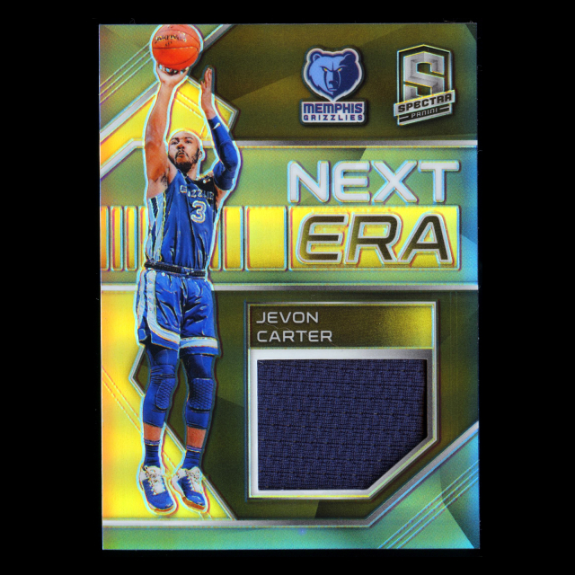 Jevon Carter RC 2018-19 Spectra Next Era Memorabilia Grizzlies 47/99