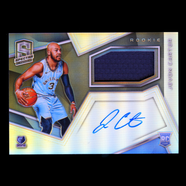 Jevon Carter RC 2018-19 Spectra JSY Auto Rookie Grizzlies 027/299