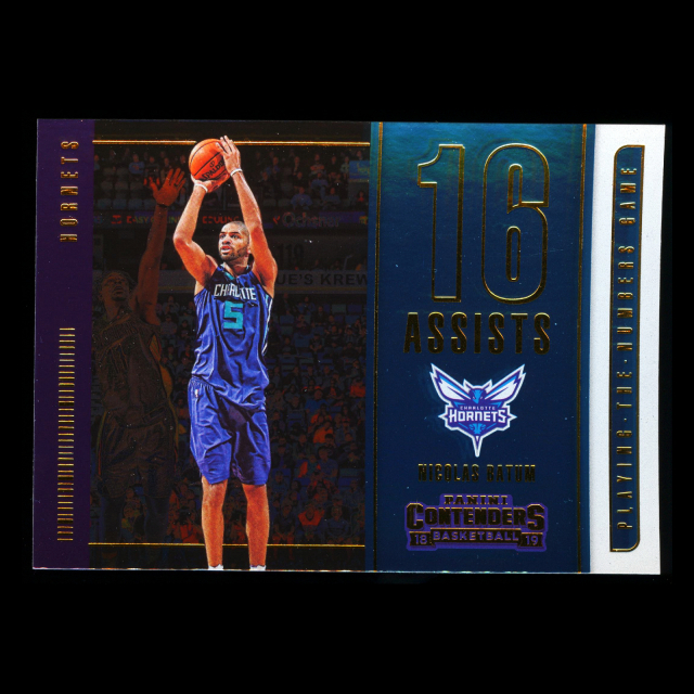 Nicolas Batum 2018-19 Contenders Playing the Numbers Game Hornets