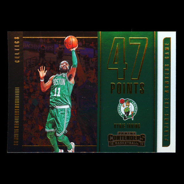 Kyrie Irving 2018-19 Contenders Playing the Numbers Game Celtics