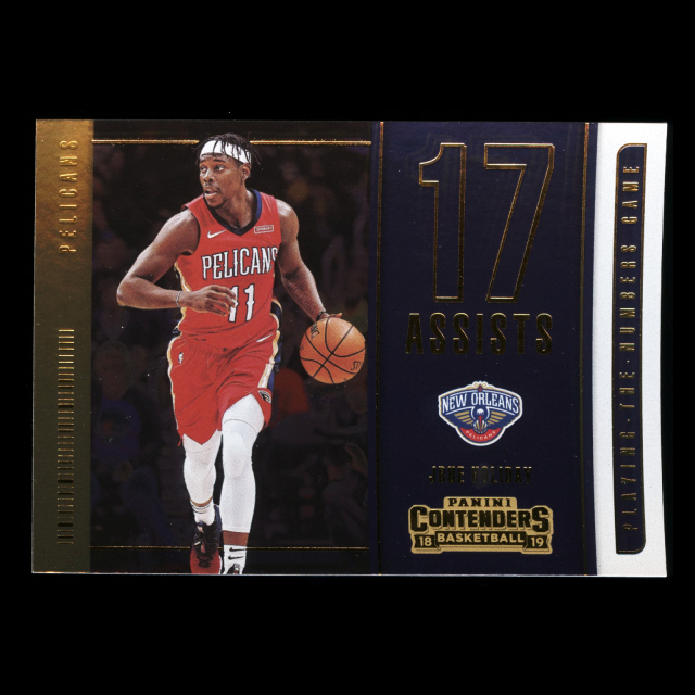 Jrue Holiday 2018-19 Contenders Playing the Numbers Game Pelicans