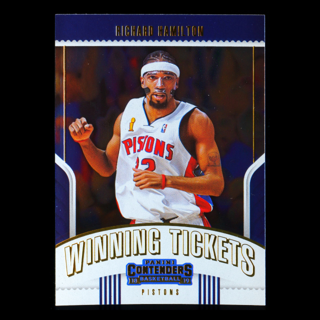 Richard Hamilton 2018-19 Contenders Winning Tickets Pistons