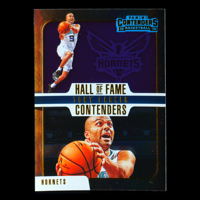 Tony Parker 2018-19 Contenders Hall of Fame Contenders Hornets