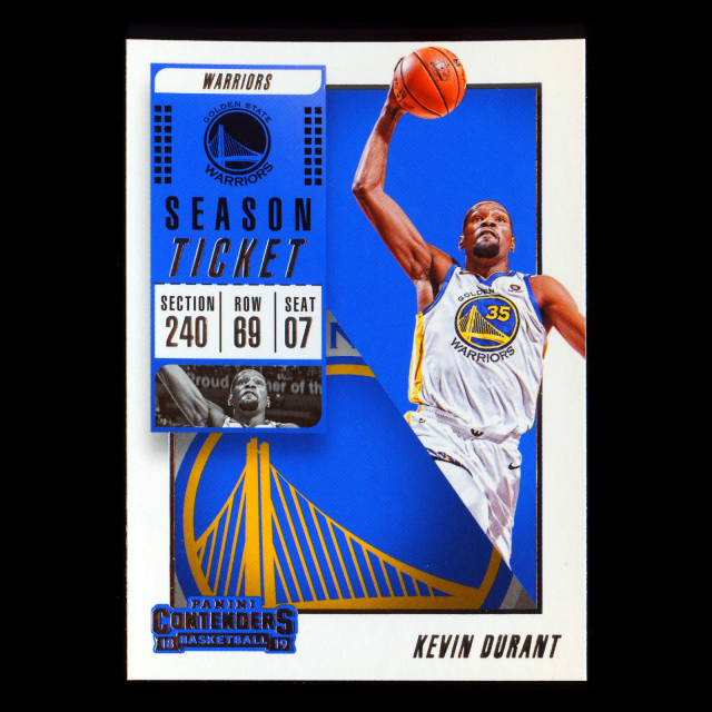 Kevin Durant 2018-19 Contenders Warriors