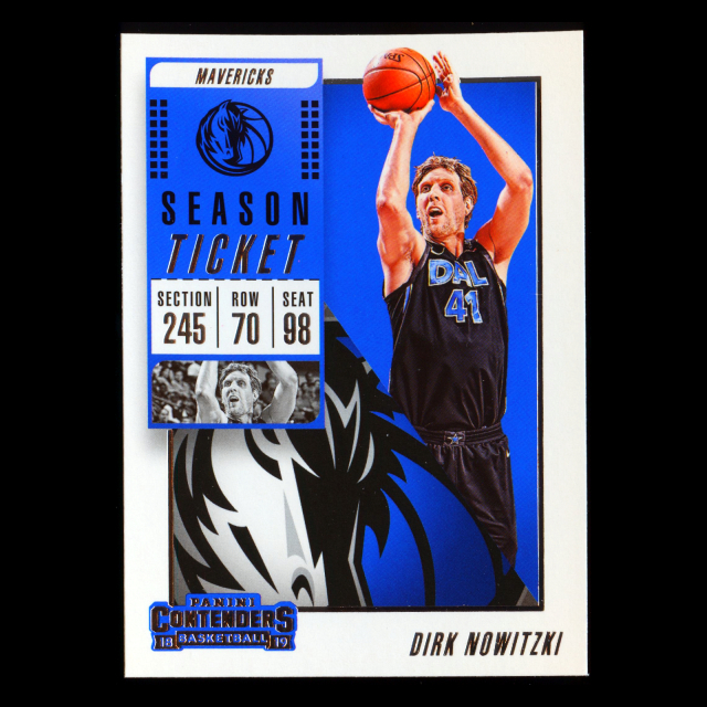 Dirk Nowitzki 2018-19 Contenders Mavericks