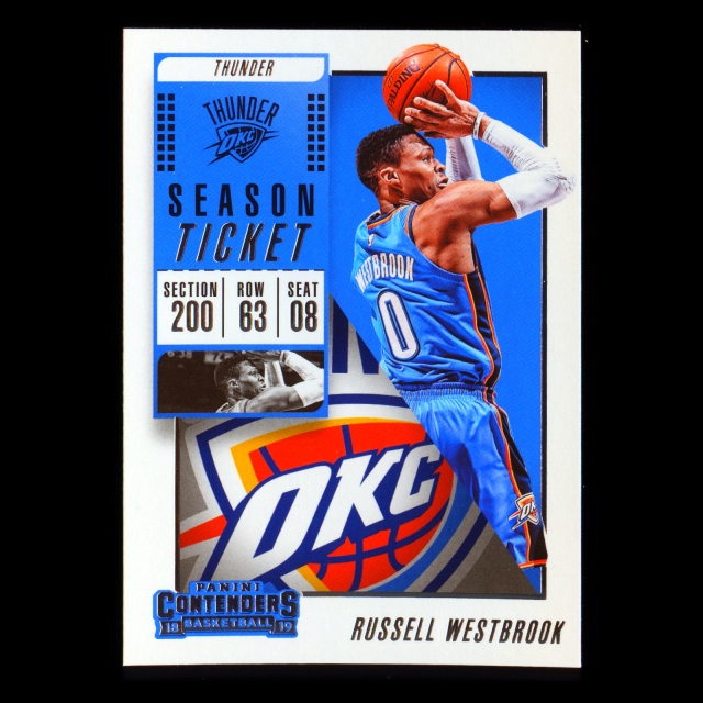 Russell Westbrook 2018-19 Contenders Thunder
