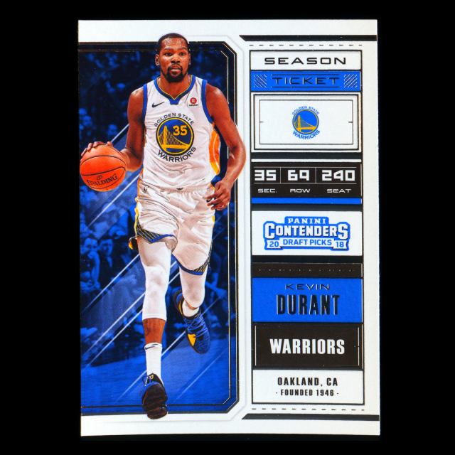Kevin Durant 2018 Contenders Draft Picks Warriors