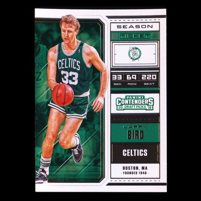 Larry Bird 2018 Contenders Draft Picks Celtics